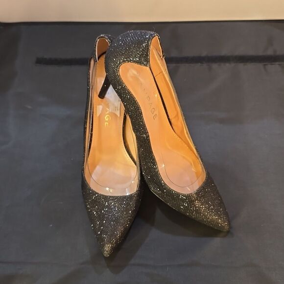 BRAND NEW RAMPAGE POINTED TOE SEQUINS HIGH HEEL STILETTOS WOMEN"S SHOE - Picture 10 of 15